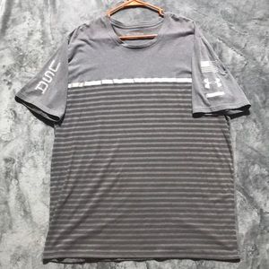 UNDER ARMOUR. LOOSE. HEATGEAR TEE. 2XL. GRAY.